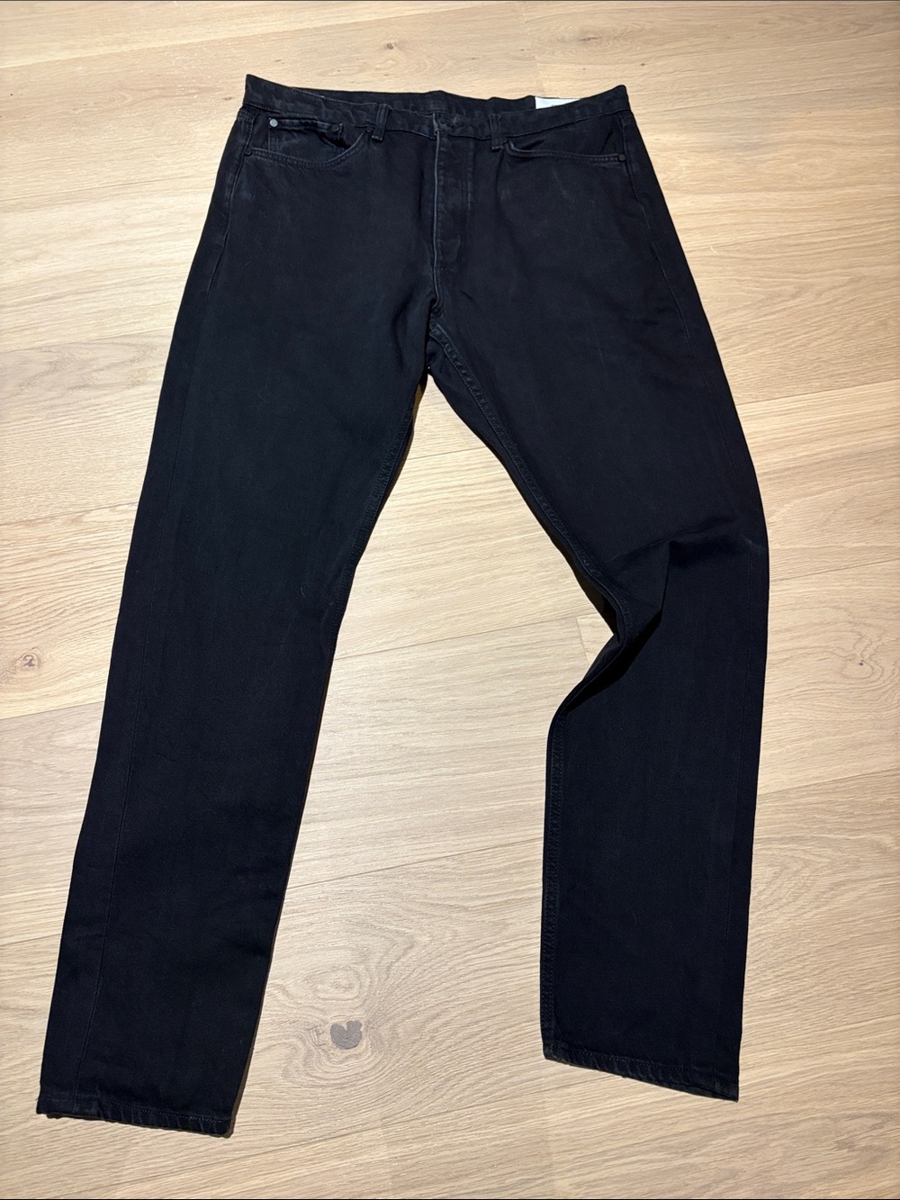rag & bone Black Straight Jeans